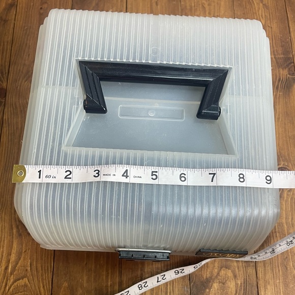 Vintage Sassaby makeup case frost white and black - Picture 6 of 8